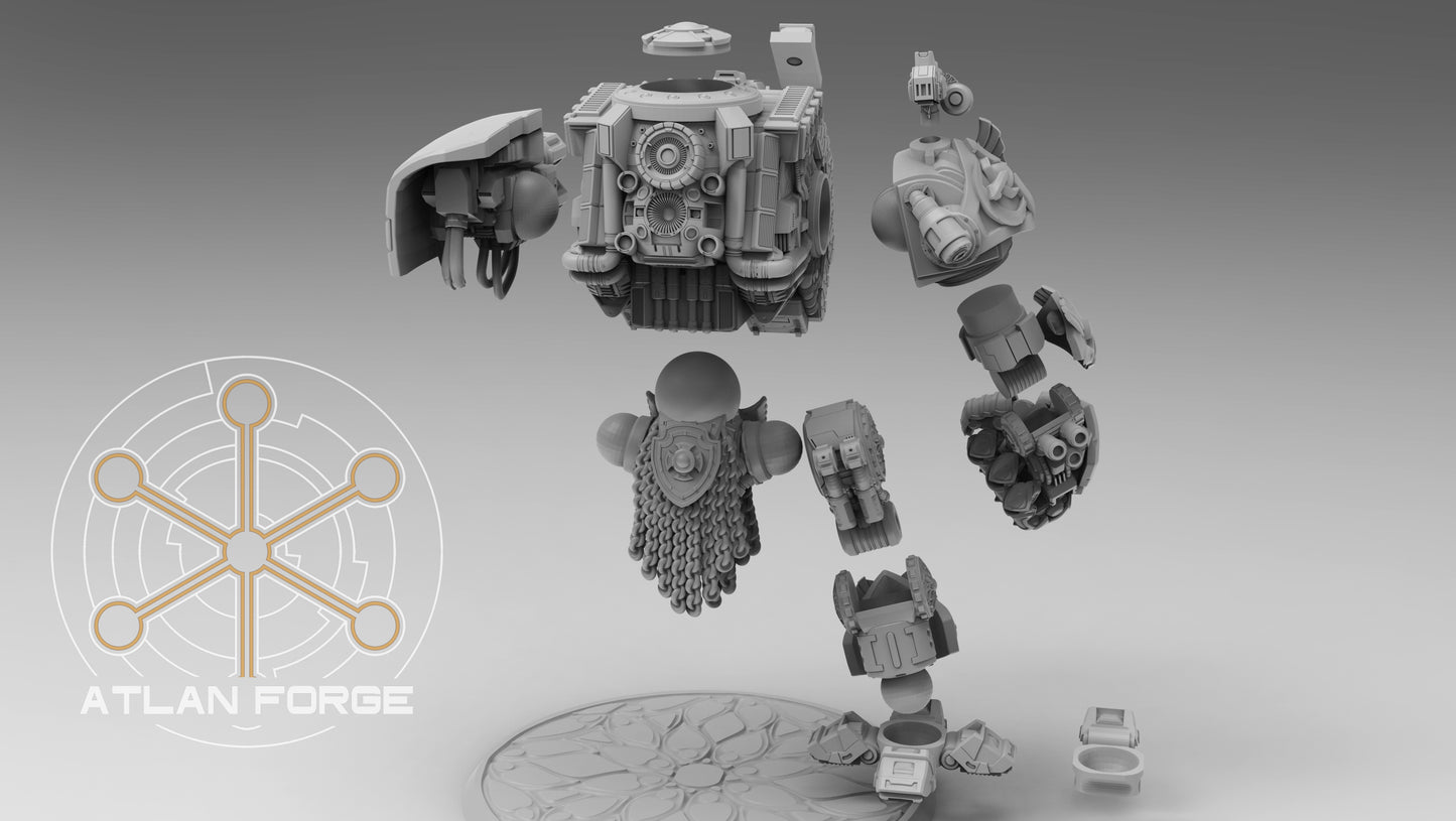 Templar Crusader Dreadnought (3 Scaled Options) by Atlan Forge