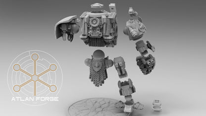 Templar Crusader Dreadnought (3 Scaled Options) by Atlan Forge