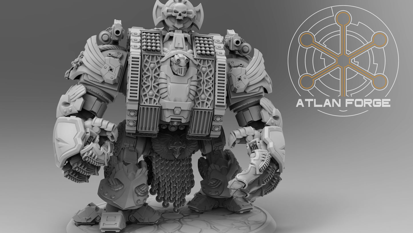 Templar Crusader Dreadnought (3 Scaled Options) by Atlan Forge