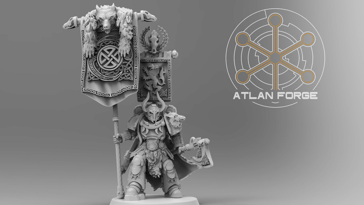 Asgardian War Banners Bits for a Standard Bearer by Atlan Forge