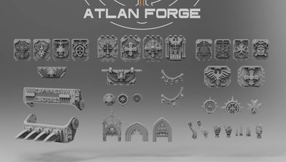 Templar Vehicle Ornaments by Atlan Forge