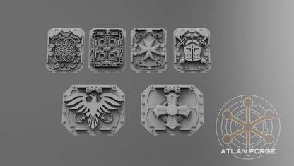 Templar Vehicle Ornaments by Atlan Forge