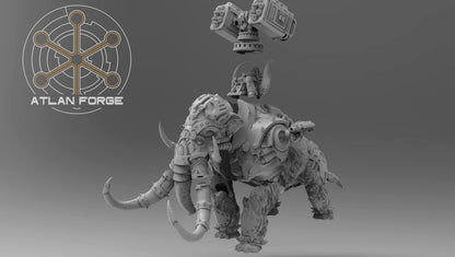 Cybernetic War Mammoth (With or Without Rider) by Atlan Forge