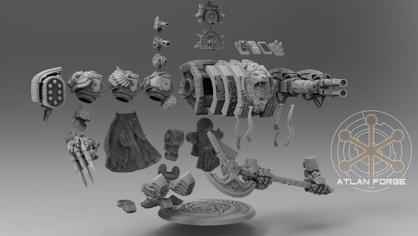 Angelic Lion Dreadnought (3 Scaled Options) by Atlan Forge