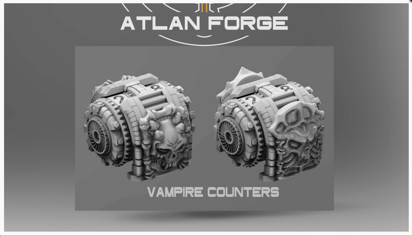 Wound Markers by Atlan Forge (Magnets not included)