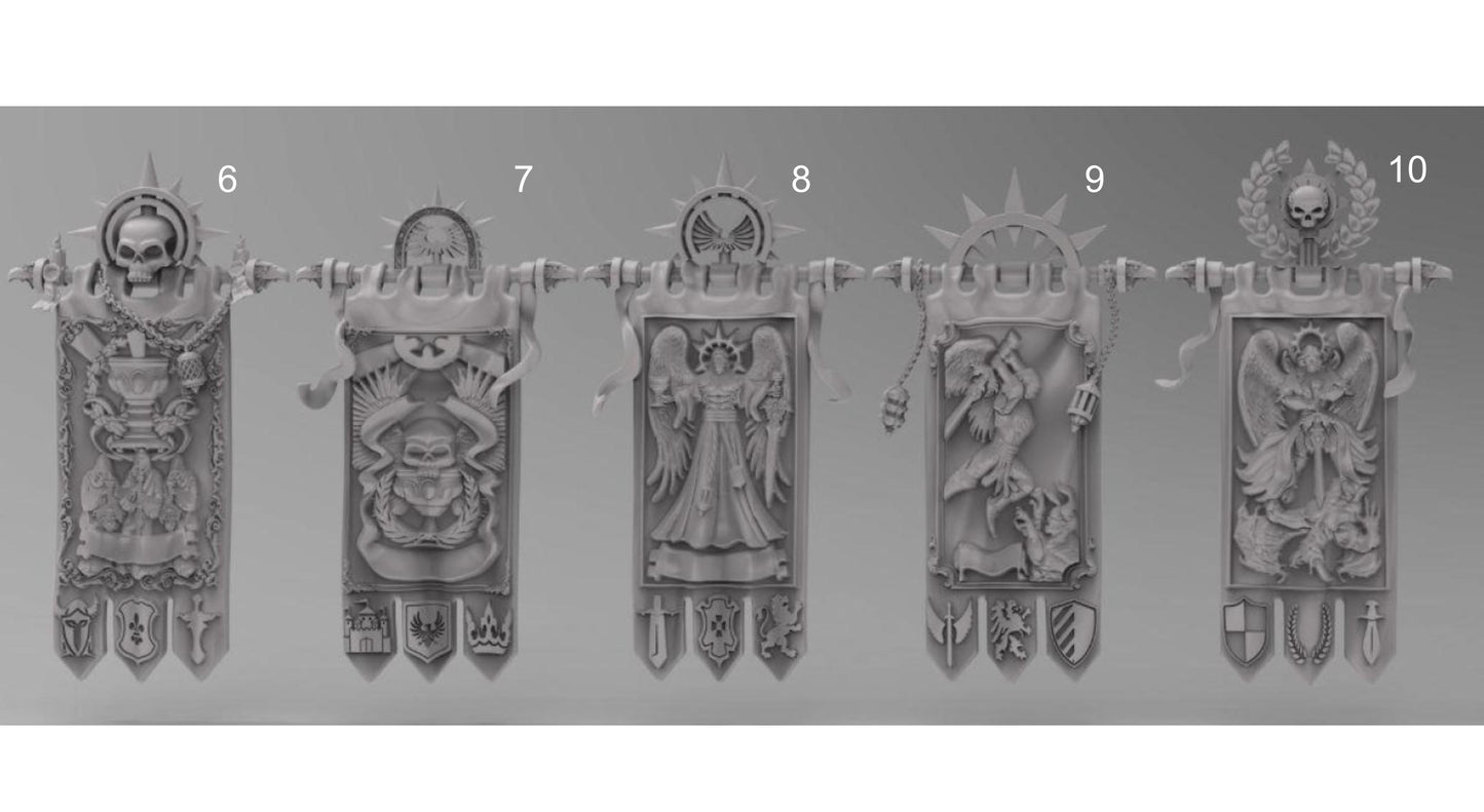 Angelic War Banner Bits for a Standard Bearer by Atlan Forge