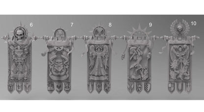 Angelic War Banner Bits for a Standard Bearer by Atlan Forge