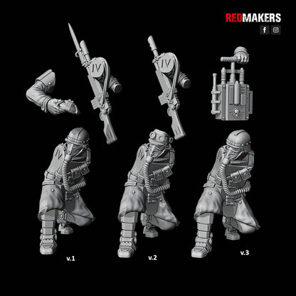 Kill Squad- Death Division- Imperial Force (12-Unit Kit or Single Model) by Adeptus Miniatures