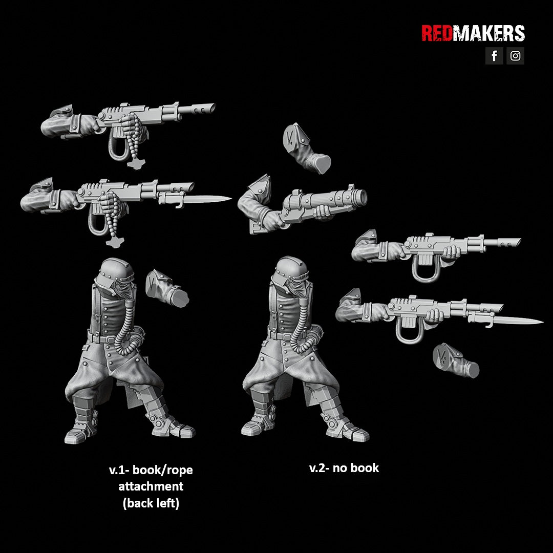 Kill Squad- Death Division- Imperial Force (12-Unit Kit or Single Model) by Adeptus Miniatures