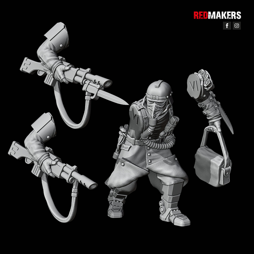 Kill Squad- Death Division- Imperial Force (12-Unit Kit or Single Model) by Adeptus Miniatures