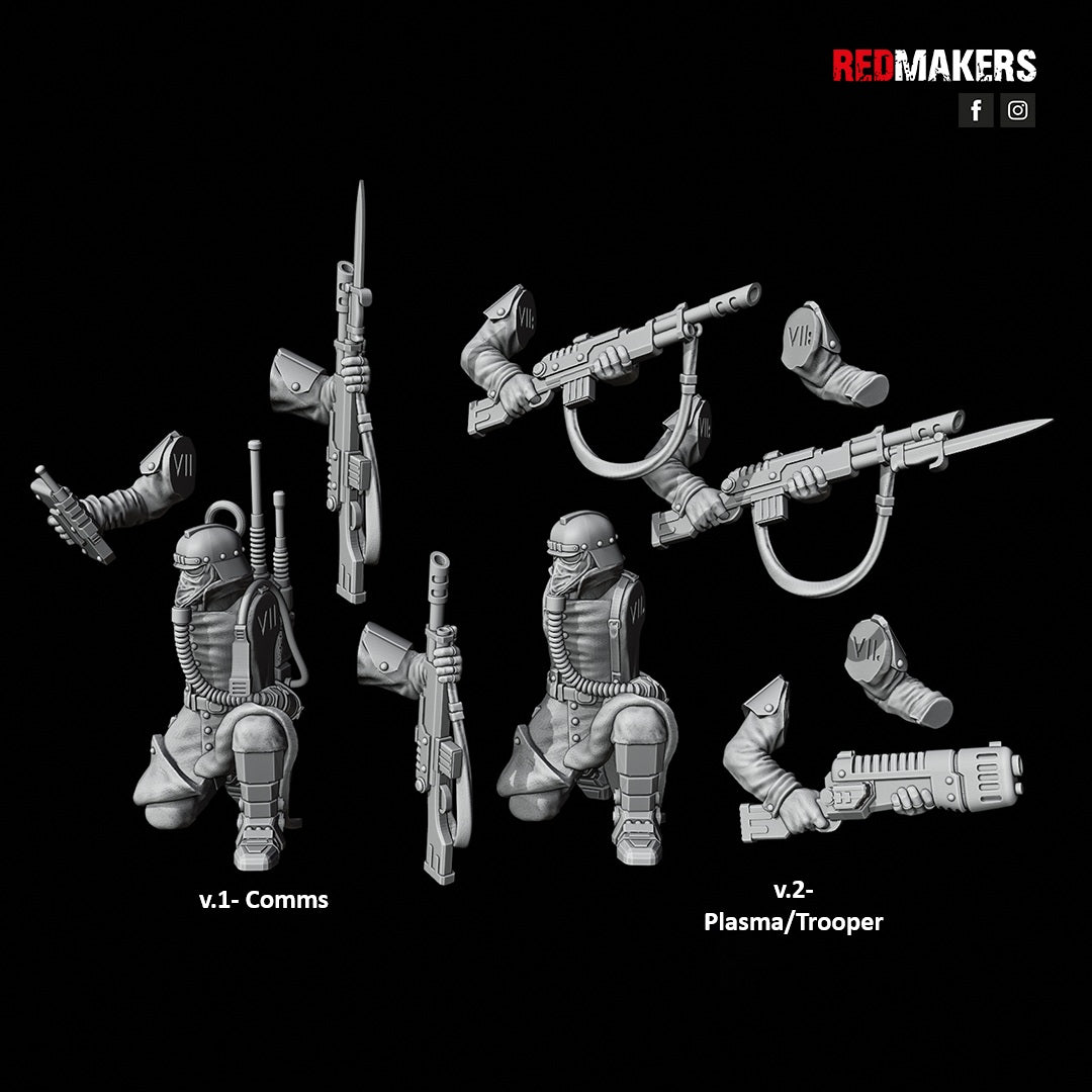 Kill Squad- Death Division- Imperial Force (12-Unit Kit or Single Model) by Adeptus Miniatures