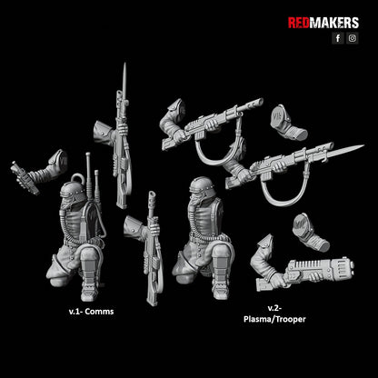 Kill Squad- Death Division- Imperial Force (12-Unit Kit or Single Model) by Adeptus Miniatures