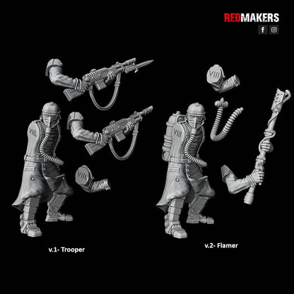 Kill Squad- Death Division- Imperial Force (12-Unit Kit or Single Model) by Adeptus Miniatures