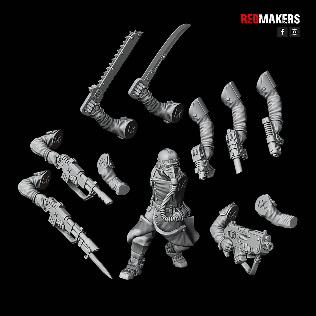 Kill Squad- Death Division- Imperial Force (12-Unit Kit or Single Model) by Adeptus Miniatures