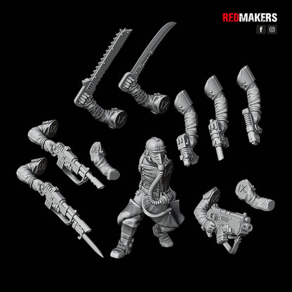Kill Squad- Death Division- Imperial Force (12-Unit Kit or Single Model) by Adeptus Miniatures