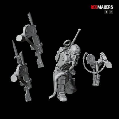 Kill Squad- Death Division- Imperial Force (12-Unit Kit or Single Model) by Adeptus Miniatures