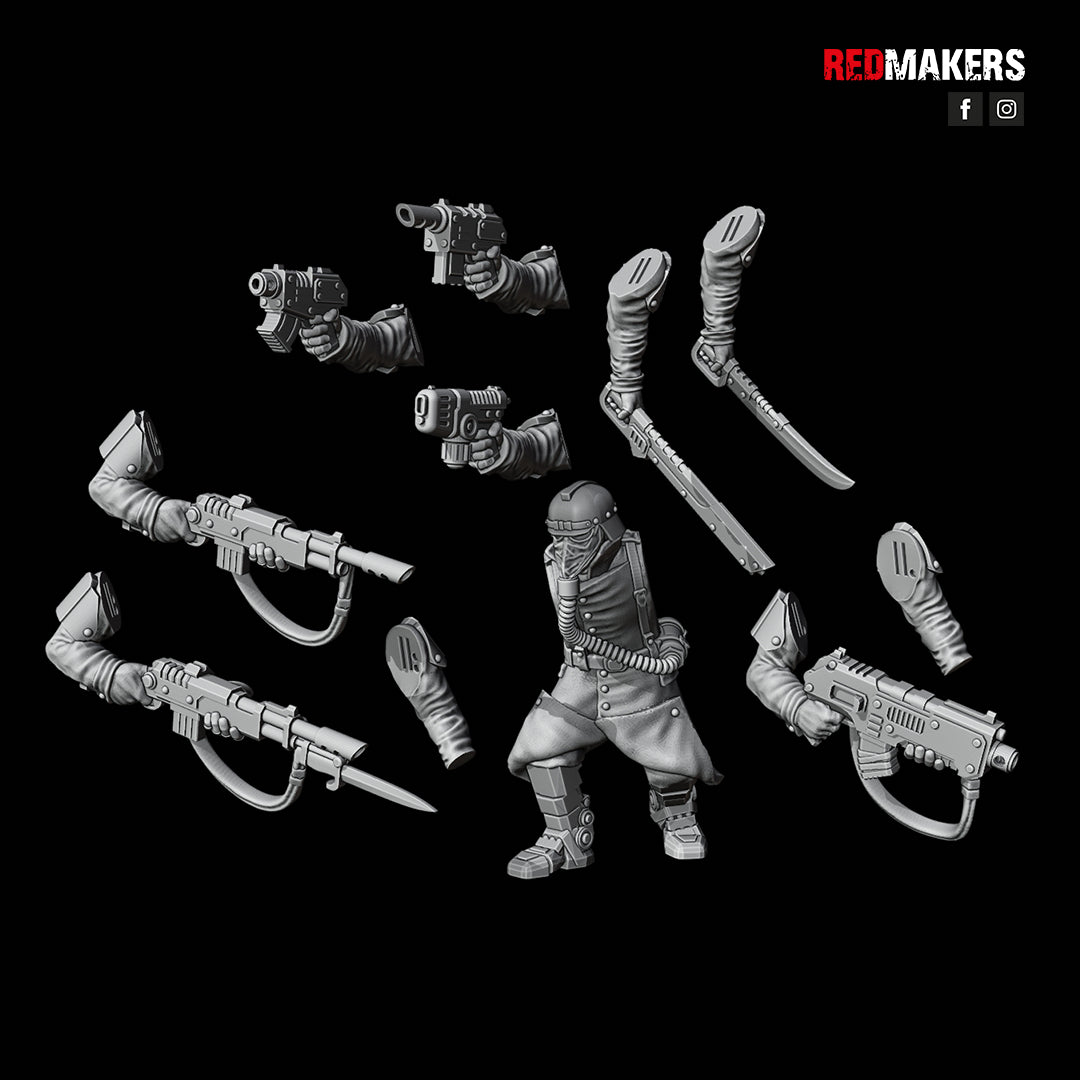 Kill Squad- Death Division- Imperial Force (12-Unit Kit or Single Model) by Adeptus Miniatures