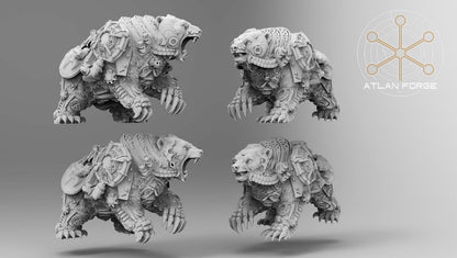 Asgardian Bear Riders (3-Unit Set) by Atlan Forge