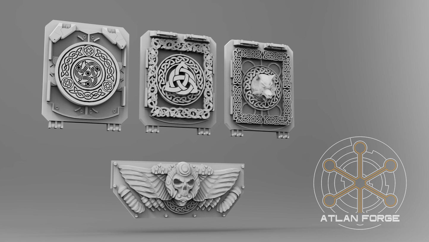 Asgardian Vehicle Ornaments by Atlan Forge