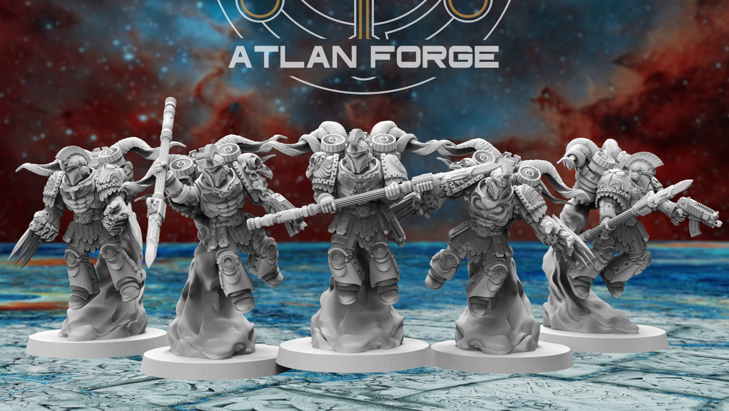 Minoan Noctue (5-Unit Set) by Atlan Forge