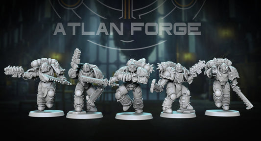 Wai Toa Kaiwawao (Aggressive Mediators)(5-Unit Set) by Atlan Forge