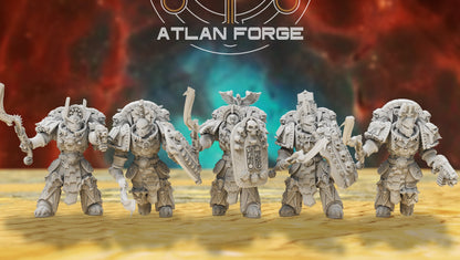 Aegyptian Shield Guard (5-Unit Set) by Atlan Forge