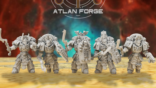 Aegyptian Shield Guard (5-Unit Set) by Atlan Forge