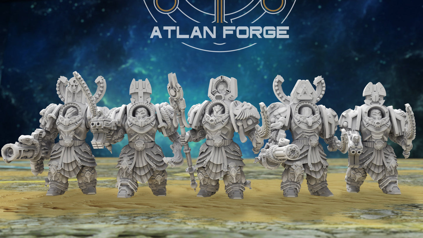 Aegyptian Termy Nehebkau (5-Unit Set) by Atlan Forge