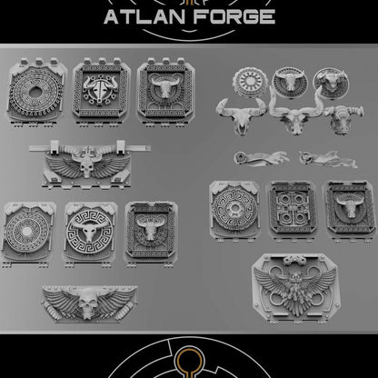 Minoan Vehicle Ornaments by Atlan Forge