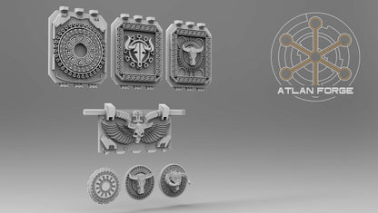 Minoan Vehicle Ornaments by Atlan Forge