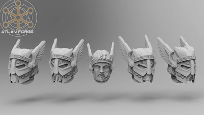 Asgardian Heads by Atlan Forge