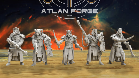 Aegyptian Cultists (10-Unit Set) by Atlan Forge