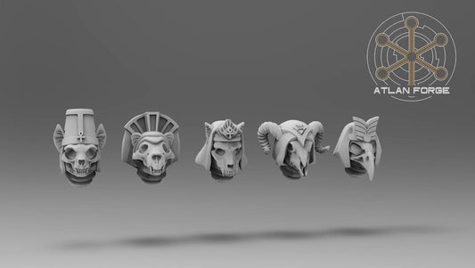 Aegyptian Heads by Atlan Forge