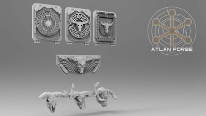 Minoan Vehicle Ornaments by Atlan Forge