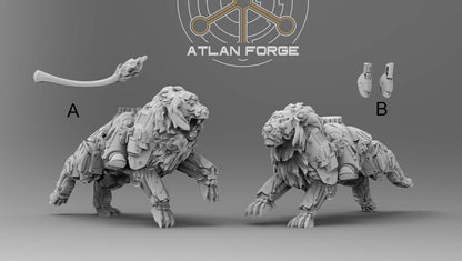 Angelic Lion Rider (Build a Lion) by Atlan Forge