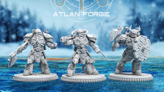 Asgardian Veterans (3-Unit Set) by Atlan Forge