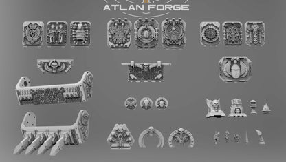 Aegyptian Vehicle Ornaments by Atlan Forge