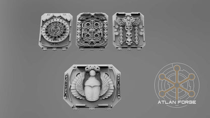 Aegyptian Vehicle Ornaments by Atlan Forge