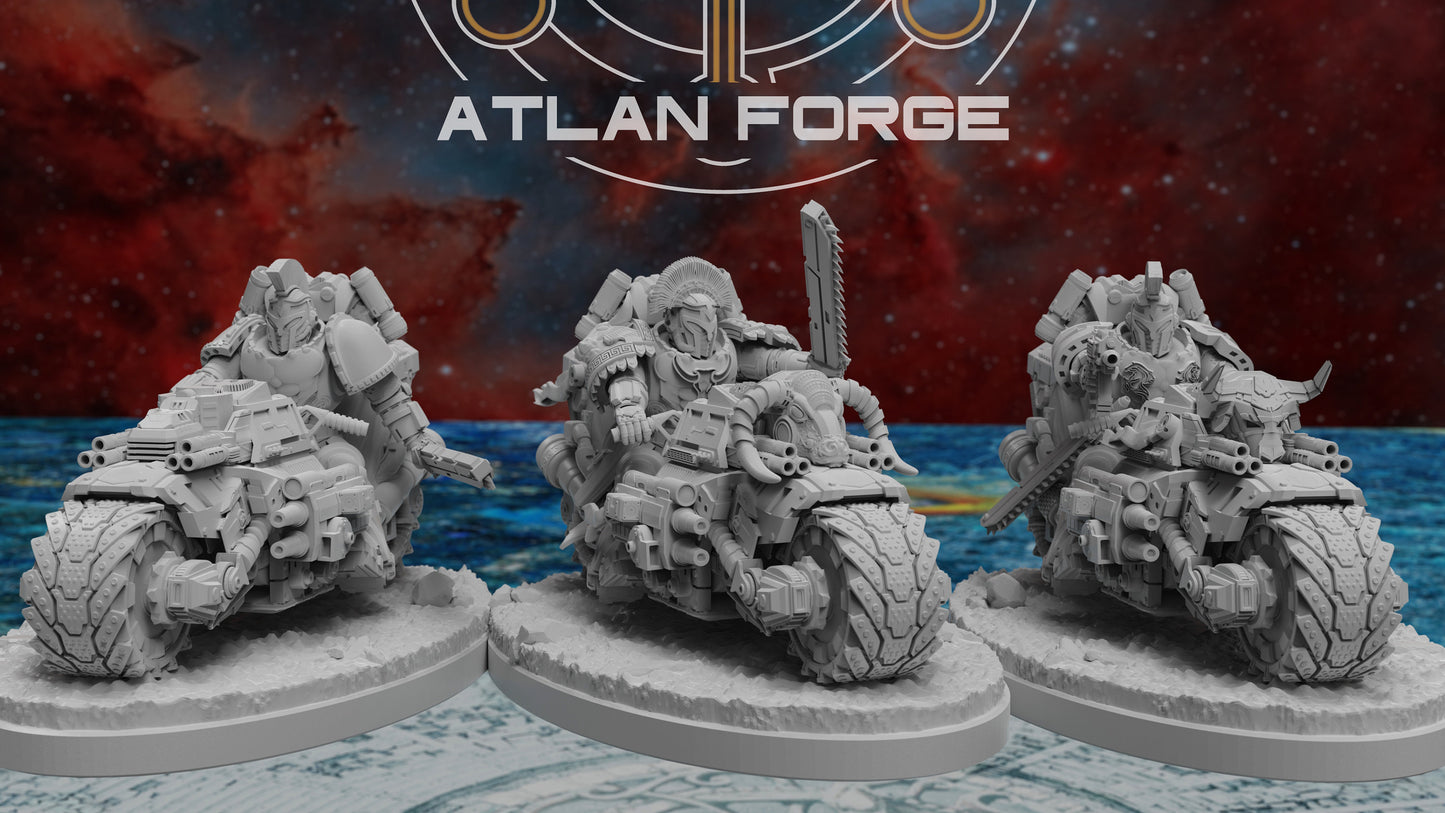 Minoan Bikers (3-Unit Set) by Atlan Forge