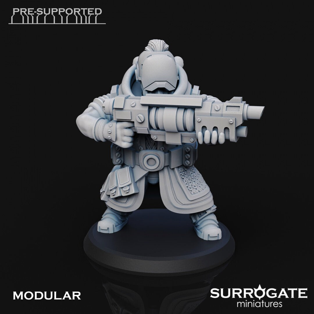 Zoltan Alliance Spec Ops Warriors (5-Unit Set) by Surrogate Miniatures