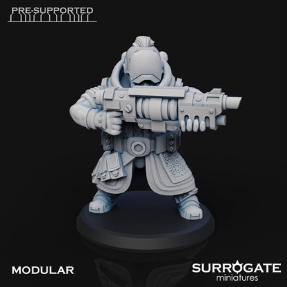 Zoltan Alliance Spec Ops Warriors (5-Unit Set) by Surrogate Miniatures