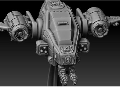 Silver Wardens Death Claw Gunship by DMG Minis