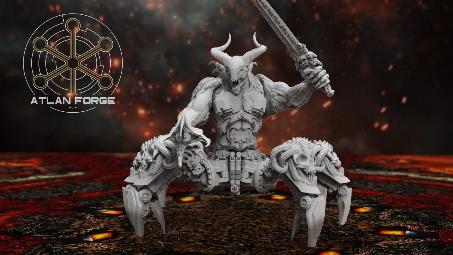 Demonic Arachne Dreadnought (3 Scaled Options) by Atlan Forge