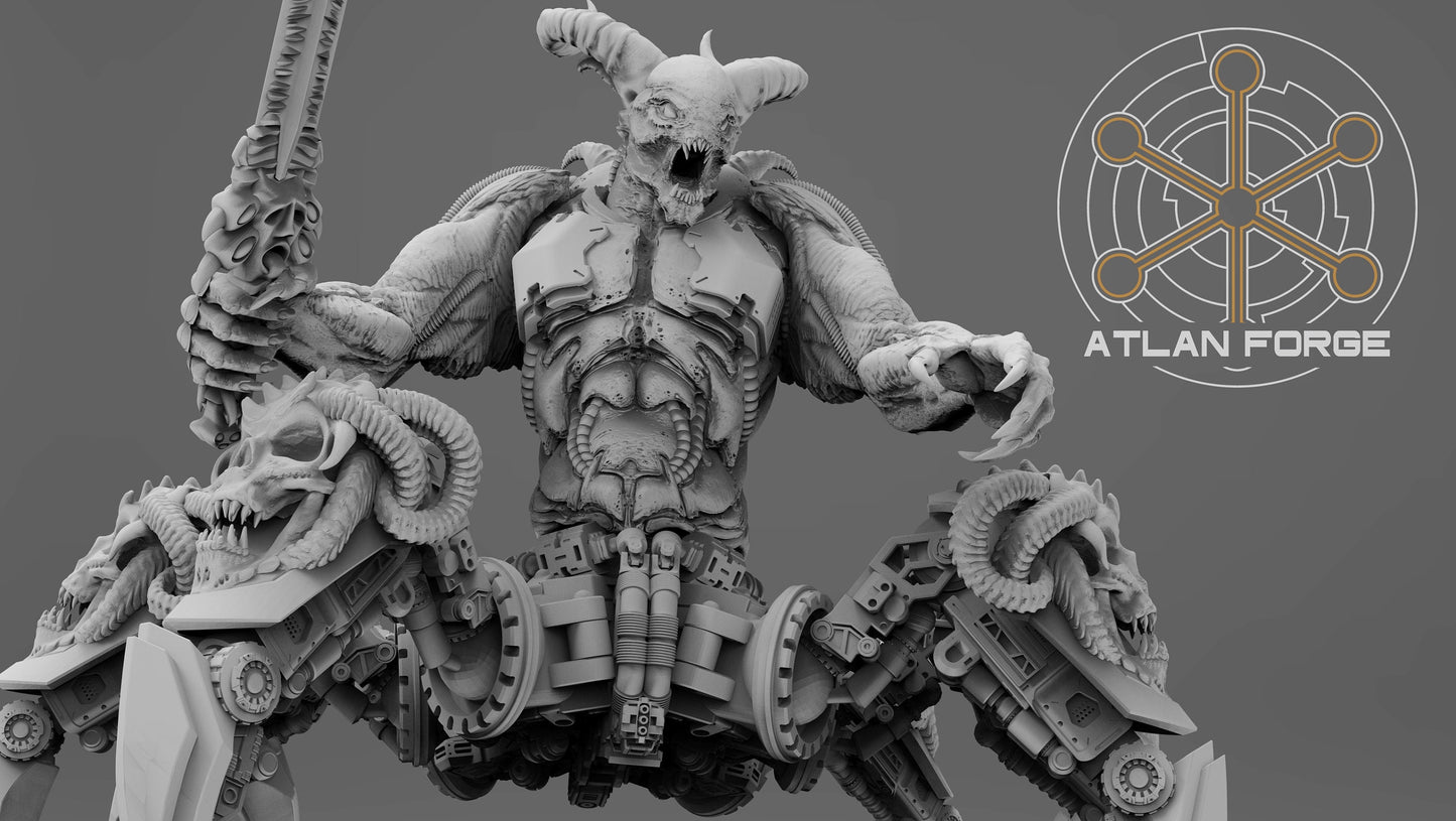 Demonic Arachne Dreadnought (3 Scaled Options) by Atlan Forge