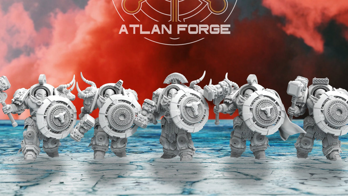 Minoan Assault Myrmidons (5-Unit Set) by Atlan Forge