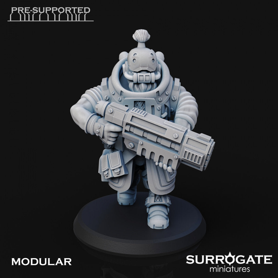 Zoltan Alliance Spec Ops Warriors (5-Unit Set) by Surrogate Miniatures