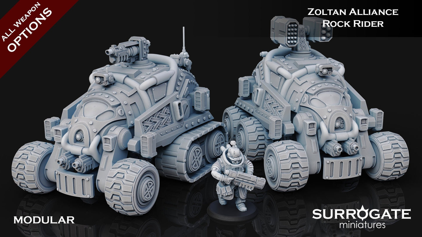 Zoltan Alliance Rock Rider by Surrogate Miniatures