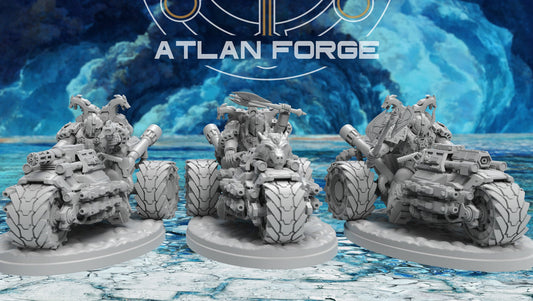 Asgardian Trikers (3-Unit Set) by Atlan Forge