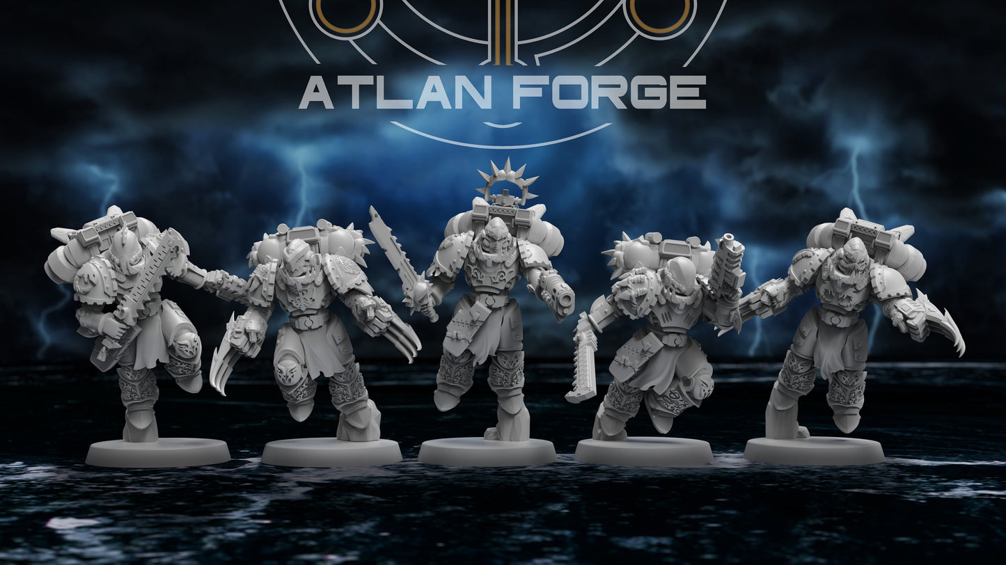 Wai Toa Kaiwhakangau (Hunters) (5-Unit) by Atlan Forge