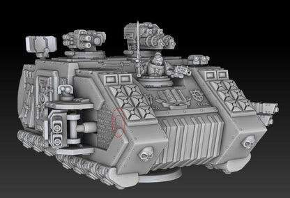 Silver Wardens Grav Raider/Troop Carrier by DMG Minis